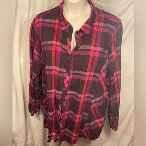Terra & Sky super soft size 4x Flannel shirt
